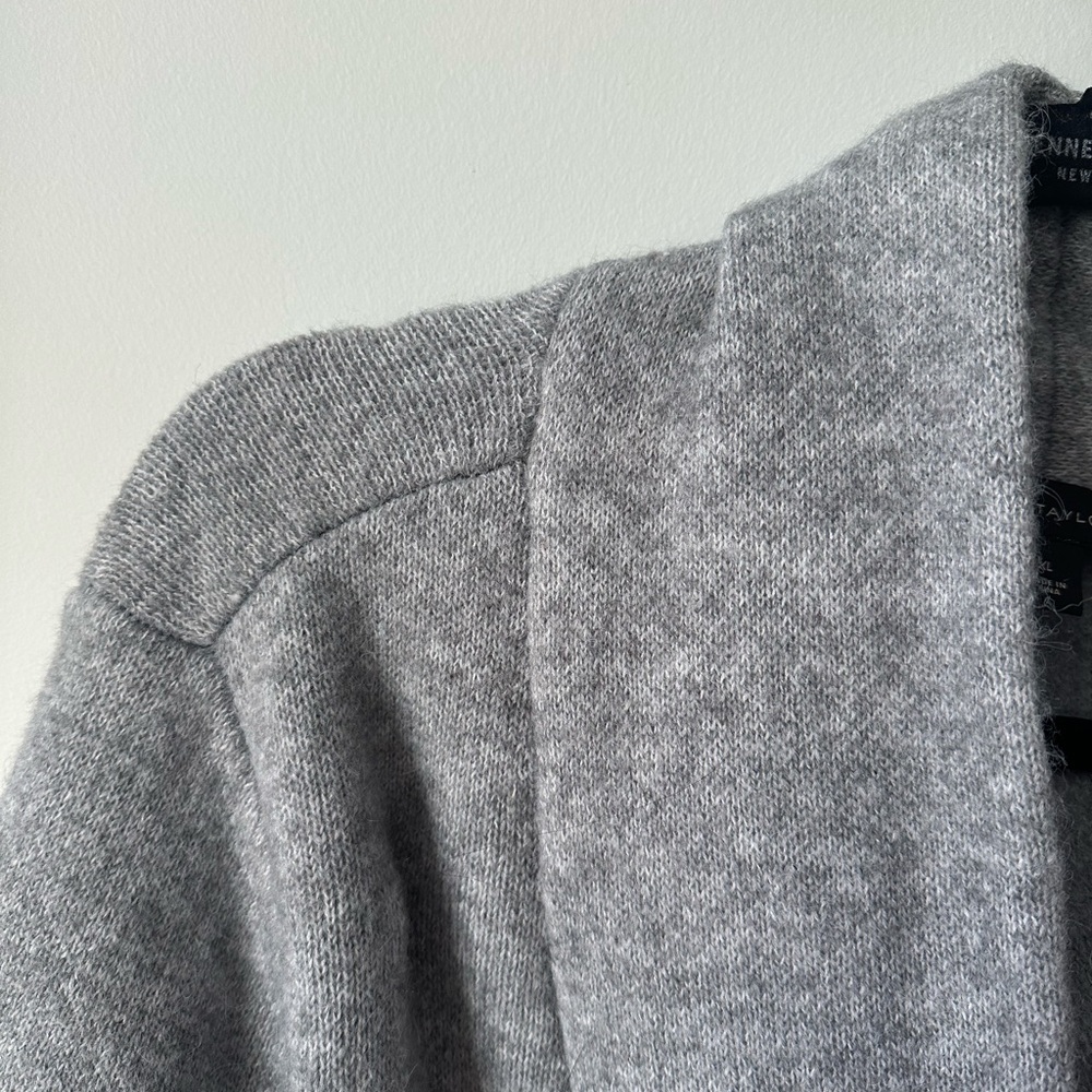 Ann Taylor Heather Gray Sweater Coat - Picture 8 of 11